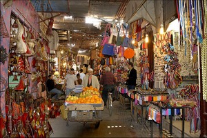 Покупки на рынке в Марокко